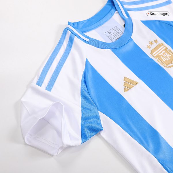 Argentina Home Kids Soccer Jerseys Full Kit 2024 10