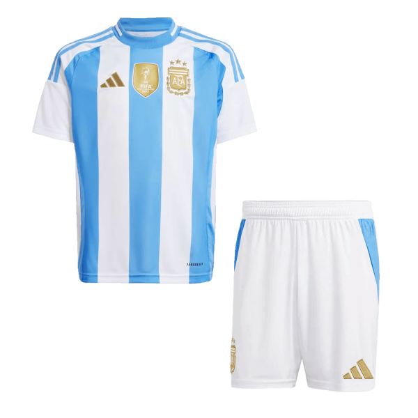 Argentina Home Kids Soccer Jerseys Kit 2024