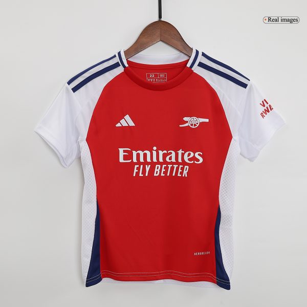 Arsenal Home Kids Soccer Jerseys Full Kit 2024 25 3