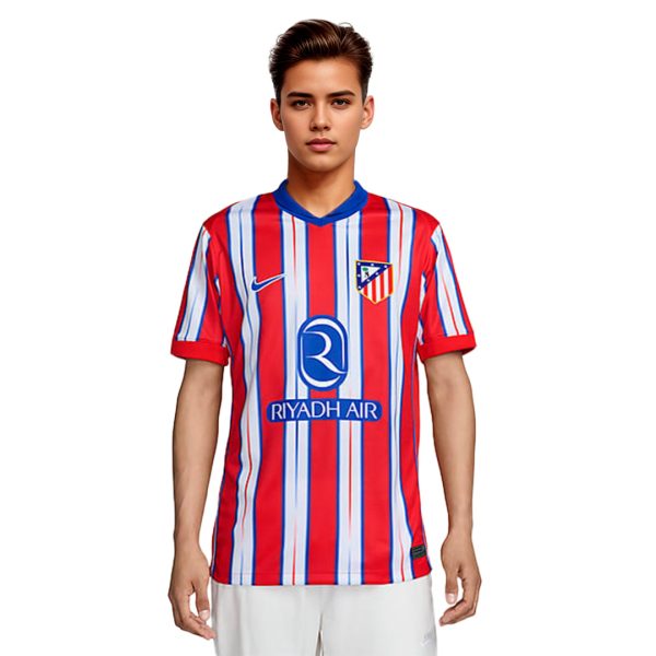 Atletico Madrid Home Soccer Jersey 2024 25 5