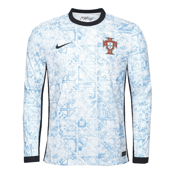 Authentic Portugal Away Long Sleeve Soccer Jersey Euro 2024