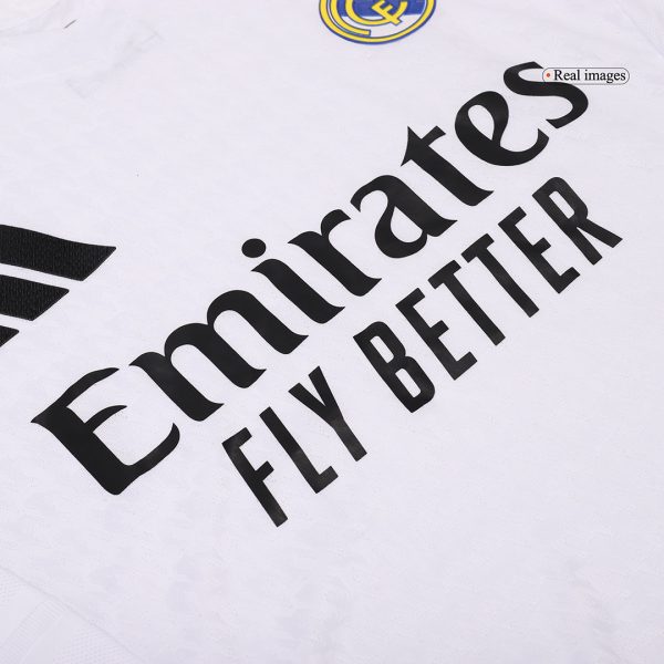 Authentic Real Madrid Home Long Sleeve Soccer Jersey 2024 25 8