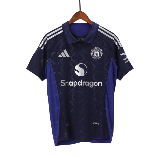 B Fernandes 8 Manchester United Away Authentic Soccer Jersey 2024 25 3