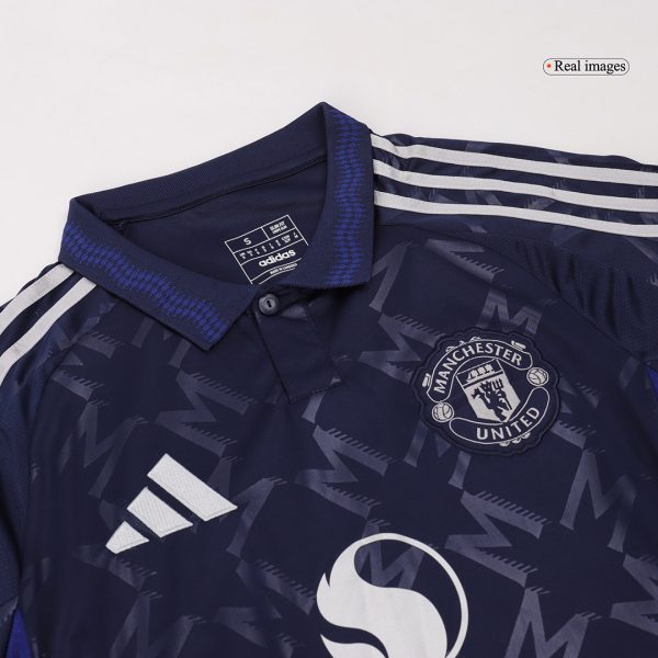 B Fernandes 8 Manchester United Away Soccer Jersey 2024 25 9