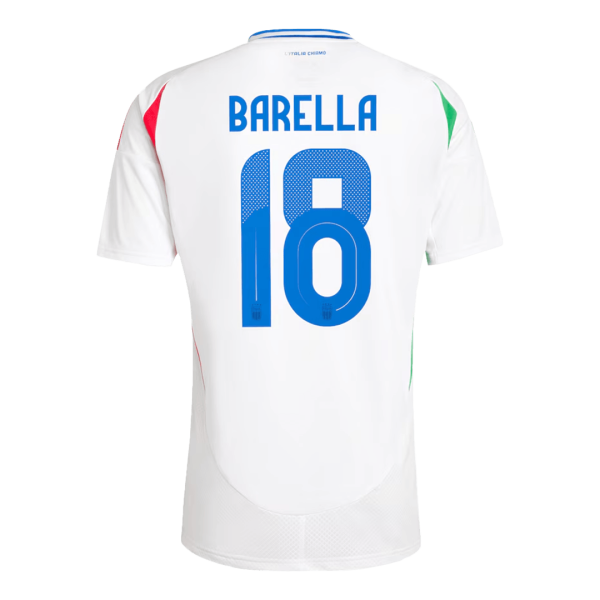 Barella 18 Italy Away Soccer Jersey Euro 2024 2