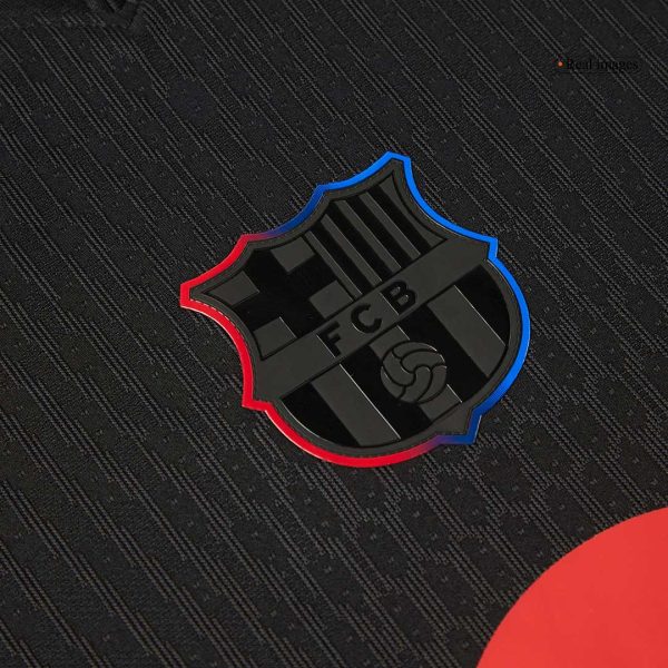 Barcelona Away Authentic Soccer Jersey 2024 25 Spotify Logo Without Text 6