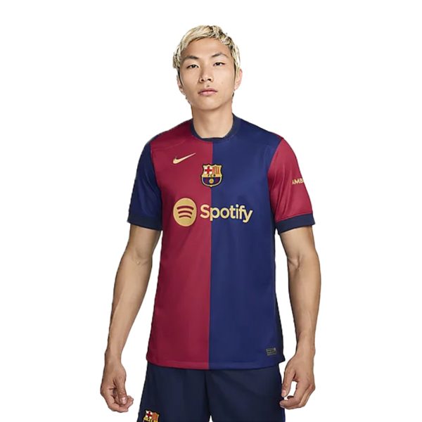 Barcelona Home Authentic Soccer Jersey 2024 25 5