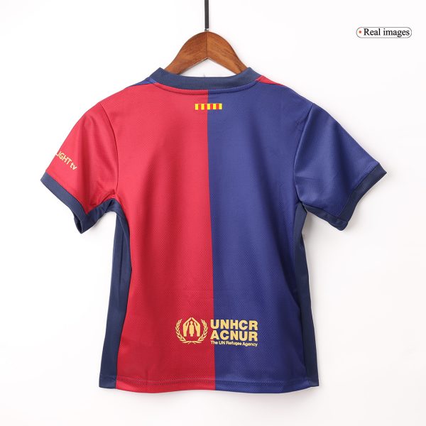 Barcelona Home Kids Soccer Jerseys Full Kit 2024 25 3