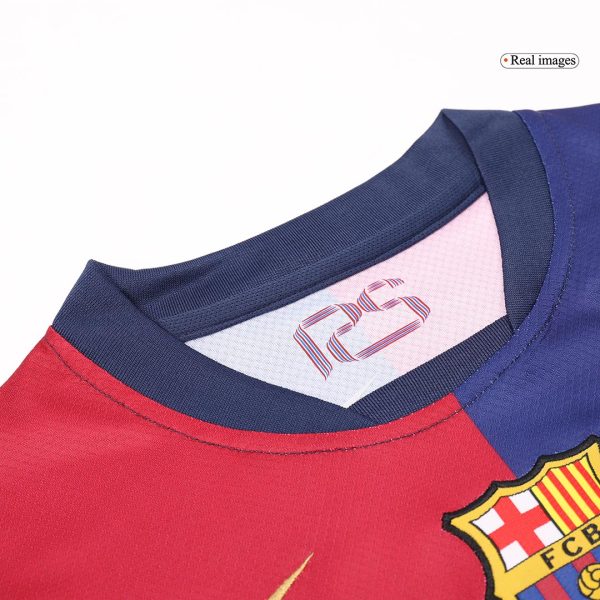 Barcelona Home Kids Soccer Jerseys Full Kit 2024 25 7