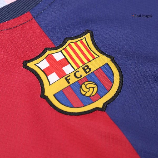 Barcelona Home Kids Soccer Jerseys Full Kit 2024 25 8