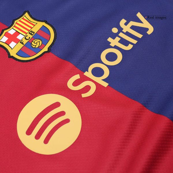 Barcelona Home Kids Soccer Jerseys Kit 2024 25 10