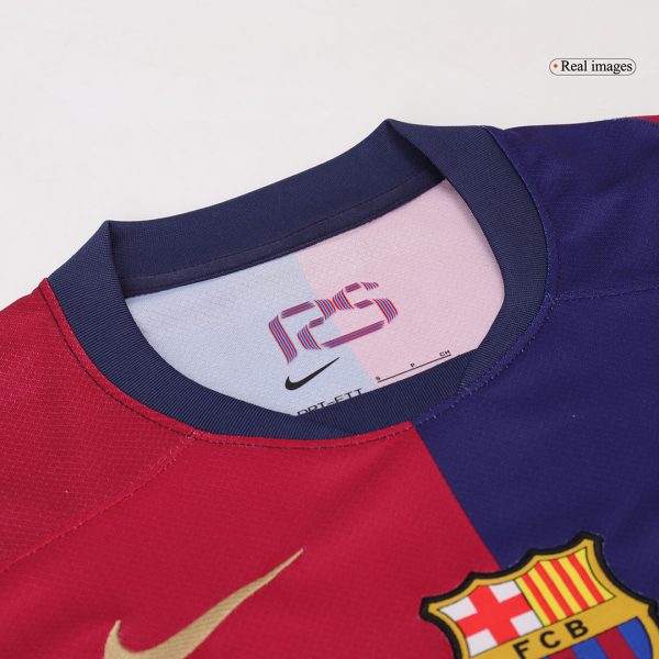 Barcelona Home Soccer Jersey Kit Jersey Shorts 2024 25 5