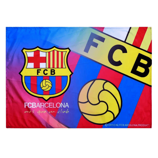 Barcelona Team Flag Red Blue