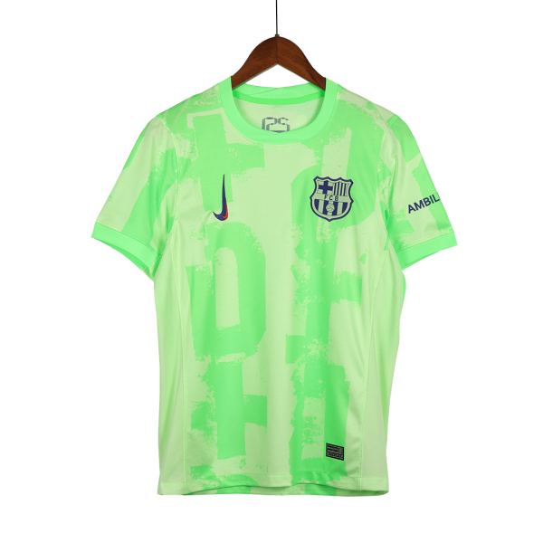 Barcelona Third Away Soccer Jersey 2024 25 Ucl Spotify Logo Without Text 3