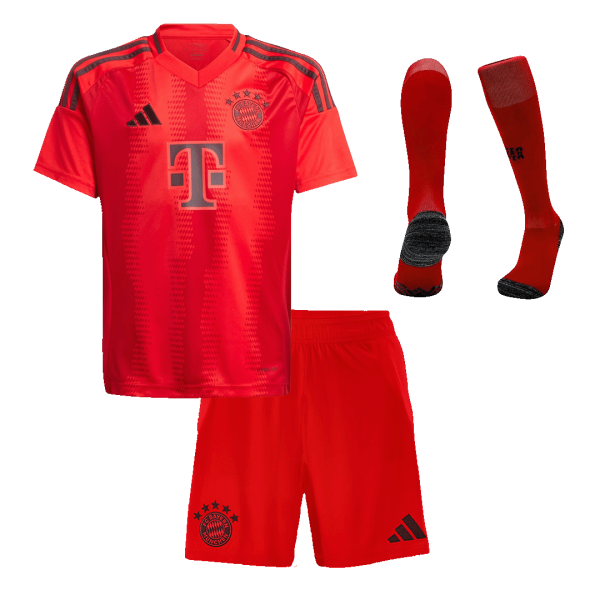 Bayern Munich Home Kids Soccer Jerseys Full Kit 2024 25