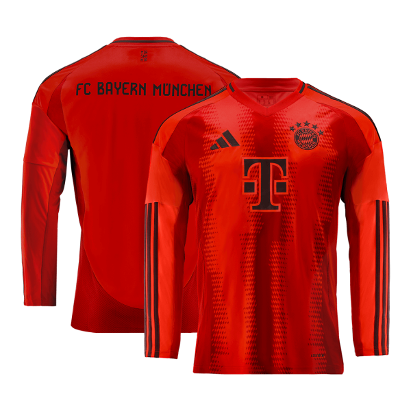 Bayern Munich Home Long Sleeve Soccer Jersey 2024 25 2