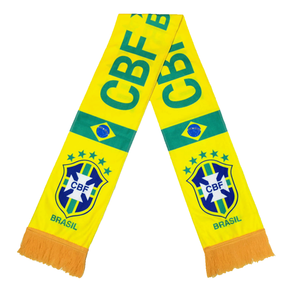 Brazil Soccer Scarf Yellow