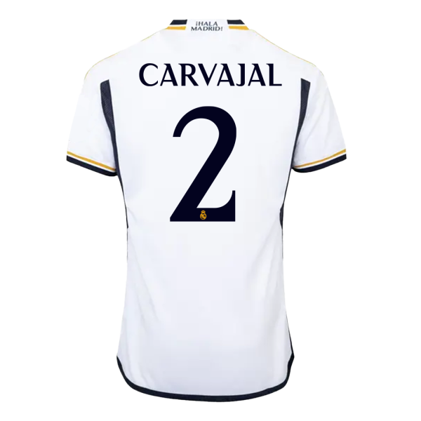 Carvajal 2 Real Madrid Home Soccer Jersey 2023 24 2