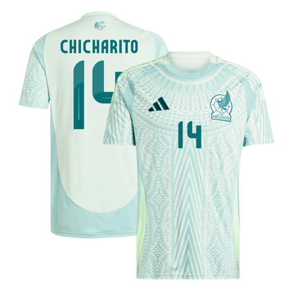 Chicharito 14 Mexico Away Soccer Jersey Copa America 2024