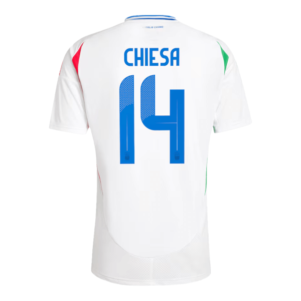 Chiesa 14 Italy Away Soccer Jersey Euro 2024 2