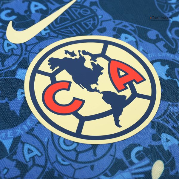 Club America Away Authentic Soccer Jersey 2024 25 7