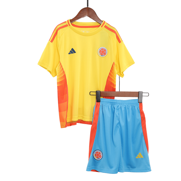 Colombia Home Kids Soccer Jerseys Kit Copa America 2024