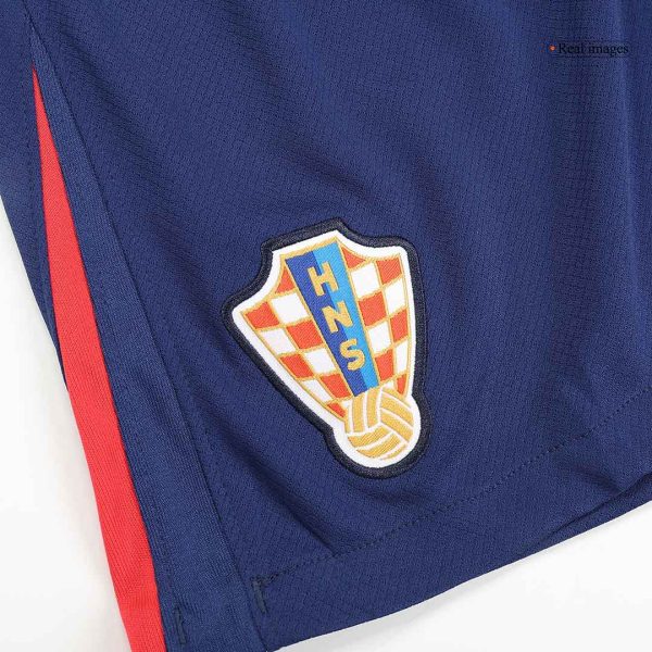 Croatia Away Soccer Shorts 2024 5