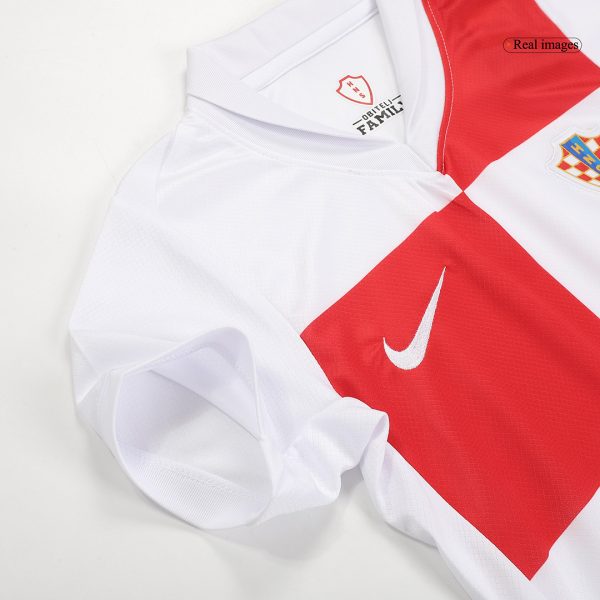 Croatia Home Kids Soccer Jerseys Kit Euro 2024 10