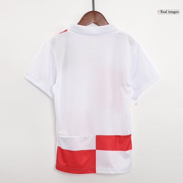 Croatia Home Kids Soccer Jerseys Kit Euro 2024 4