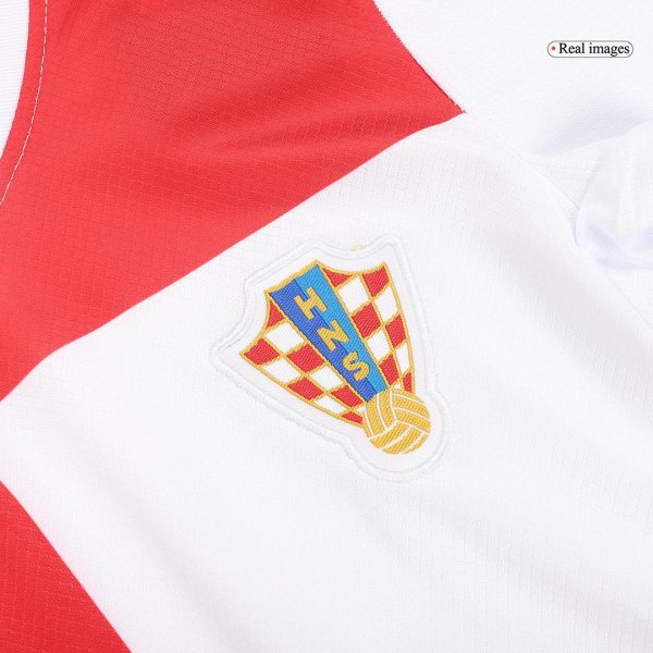 Croatia Home Kids Soccer Jerseys Kit Euro 2024 8