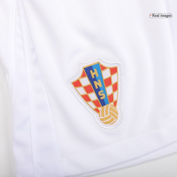 Croatia Home Soccer Shorts 2024 5