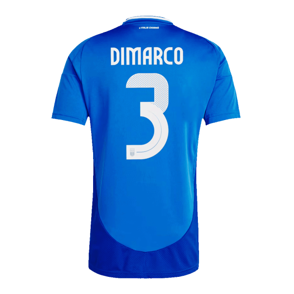 Dimarco 3 Italy Home Soccer Jersey Euro 2024 2