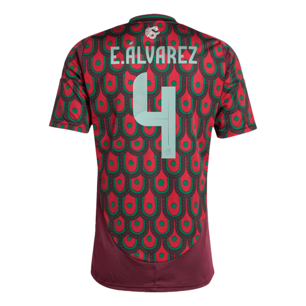 E Lvarez 4 Mexico Home Soccer Jersey Copa America 2024 2