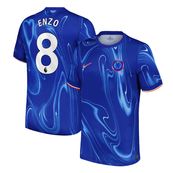 Enzo 8 Chelsea Home Soccer Jersey 2024 25