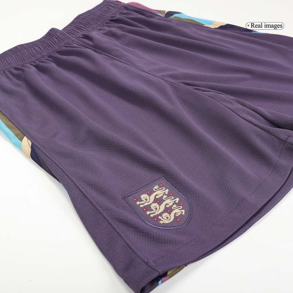 England Away Soccer Shorts Euro 2024 Purple 5