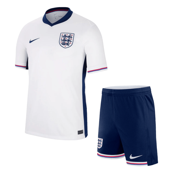 England Home Soccer Jersey Kit Jersey Shorts Euro 2024