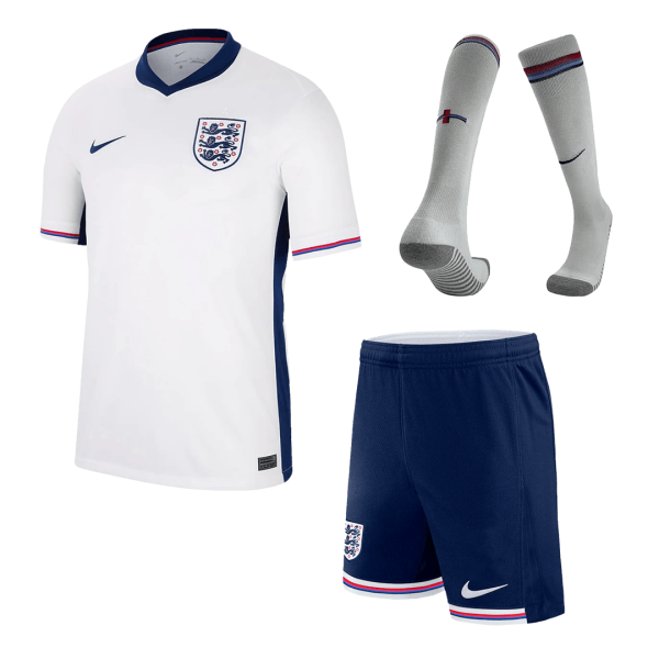 England Home Soccer Jersey Kit Jersey Shorts Socks Euro 2024