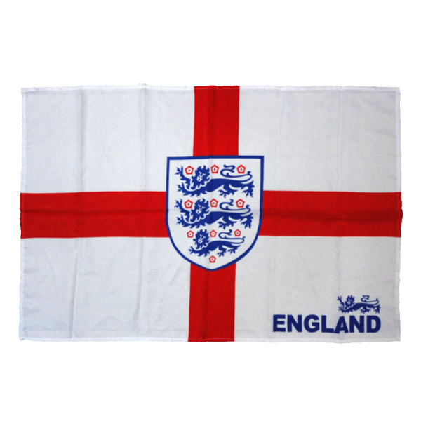 England Team Flag White