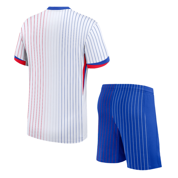 France Away Soccer Jersey Kit Jersey Shorts Euro 2024 1