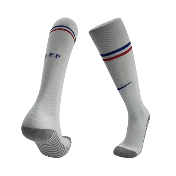 France Away Soccer Socks 2024 Kids