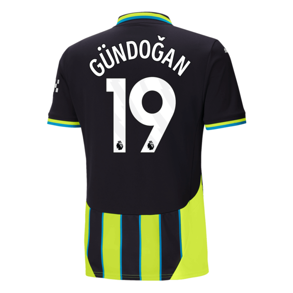 G Ndo An 19 Manchester City Away Soccer Jersey 2024 25 2