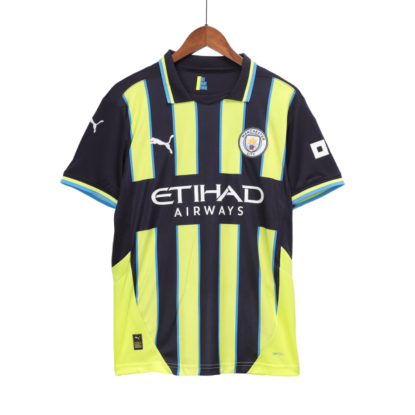 G Ndo An 19 Manchester City Away Soccer Jersey 2024 25 3