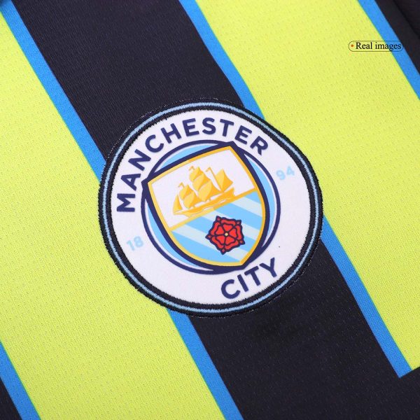 G Ndo An 19 Manchester City Away Soccer Jersey 2024 25 6