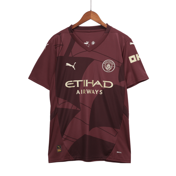 G Ndo An 19 Manchester City Third Away Soccer Jersey 2024 25 3