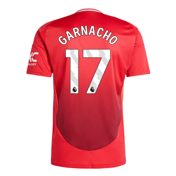 Garnacho 17 Manchester United Home Soccer Jersey 2024 25 2