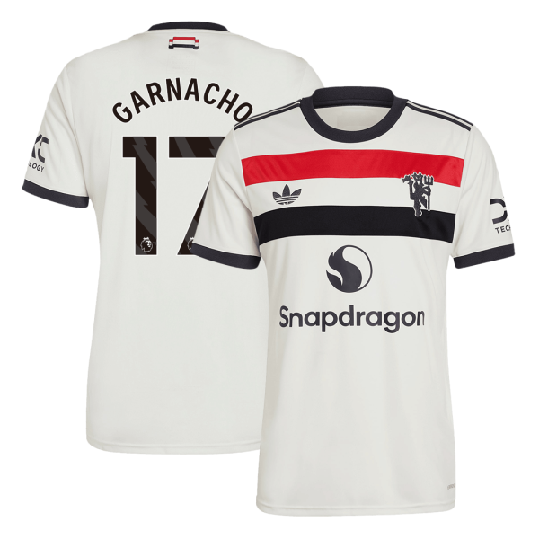 Garnacho 17 Manchester United Third Away Soccer Jersey 2024 25