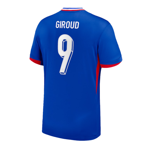 Giroud 9 France Home Soccer Jersey Euro 2024 2