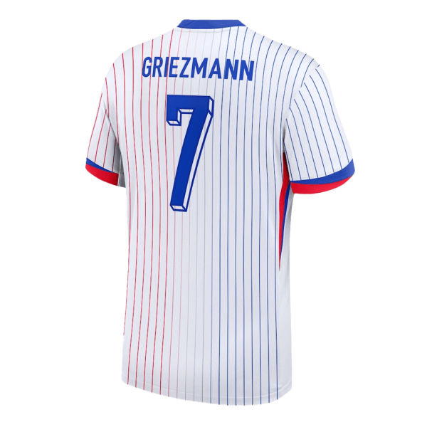 Griezmann 7 France Away Soccer Jersey Euro 2024 2