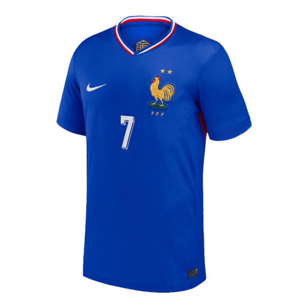 Griezmann 7 France Home Soccer Jersey Euro 2024 1