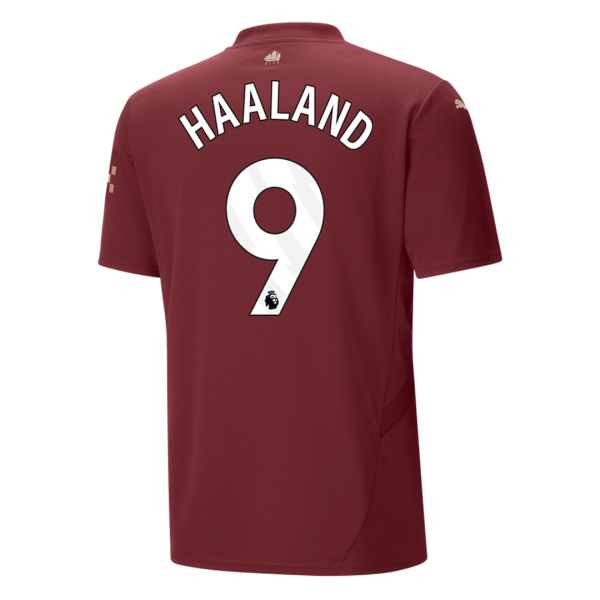 Haaland 9 Manchester City Third Away Soccer Jersey 2024 25 2